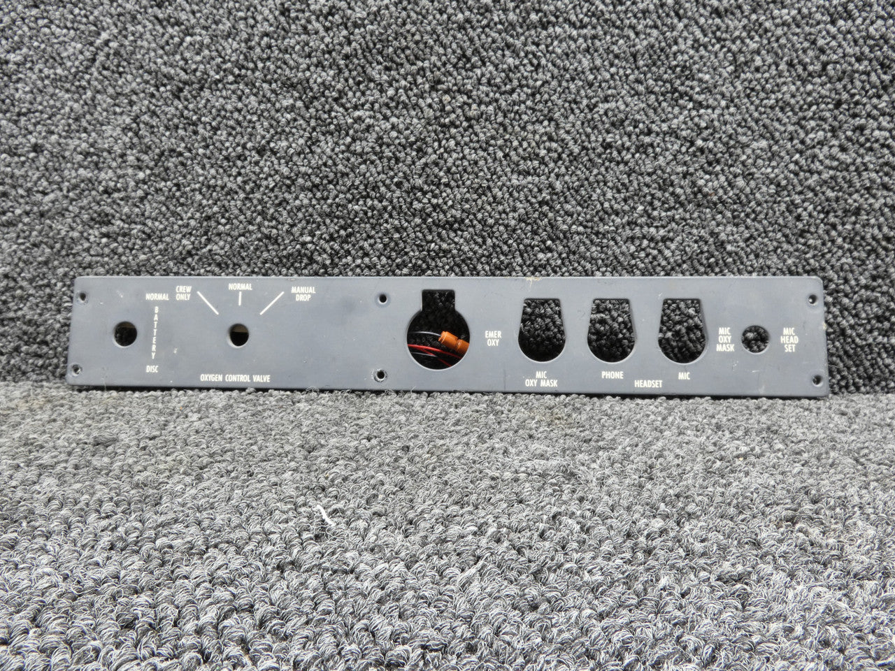c-coページ 9912437-1 Cessna C-525 Oxygen Control E L Panel – BAS Part Sales