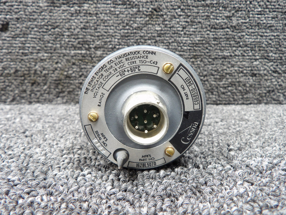 162BL507D (Alt: C668510-0401) Lewis Outside Air Temperature Indicator 28V (Core)