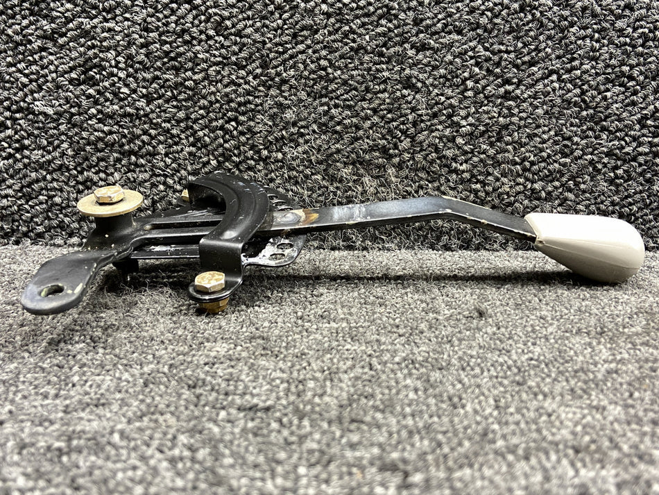 2113253-9, 2113210-3 Cessna T206H Cowl Flap Control Lever Assembly w Brackets