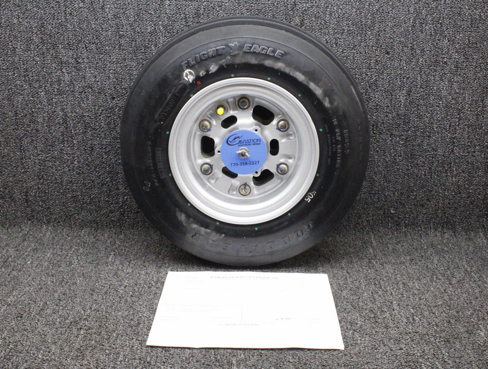 40-434, 185F03-5 Cleveland 18x5.5 Main Wheel Assembly Overhauled with 8130-3