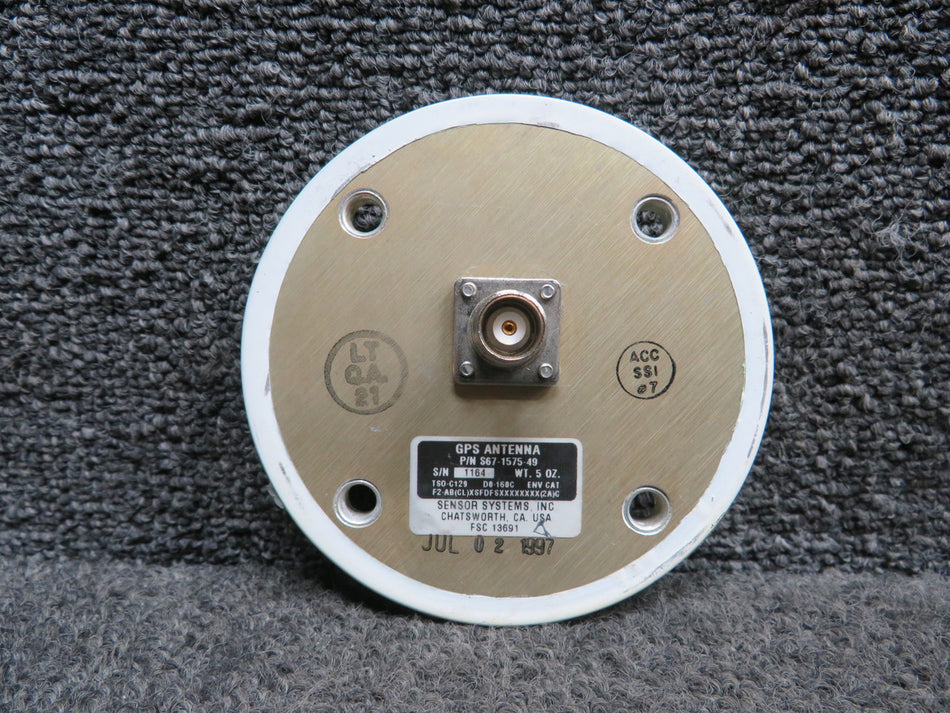 S67-1575-49 Sensor Systems GPS Antenna