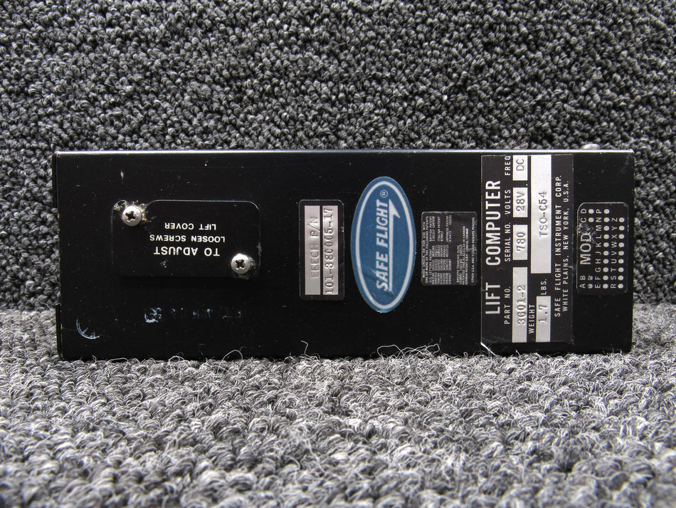 3601-2 (Alt: 101-380005-17) Safe Flight Lift Computer (Volts: 28)
