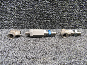 2317090-1 Learjet Main Landing Gear Outboard Brake Reducer, Elbows and Unions