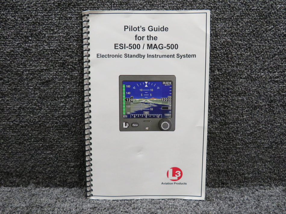0040-15000-01 L3 2017 Electronic Standby Instrument System Pilot’s Guide