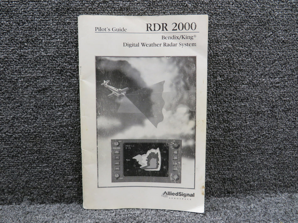 006-08755-0001 Allied Signal 1994 RDR 2000 Digital Weather Radar Pilots Guide
