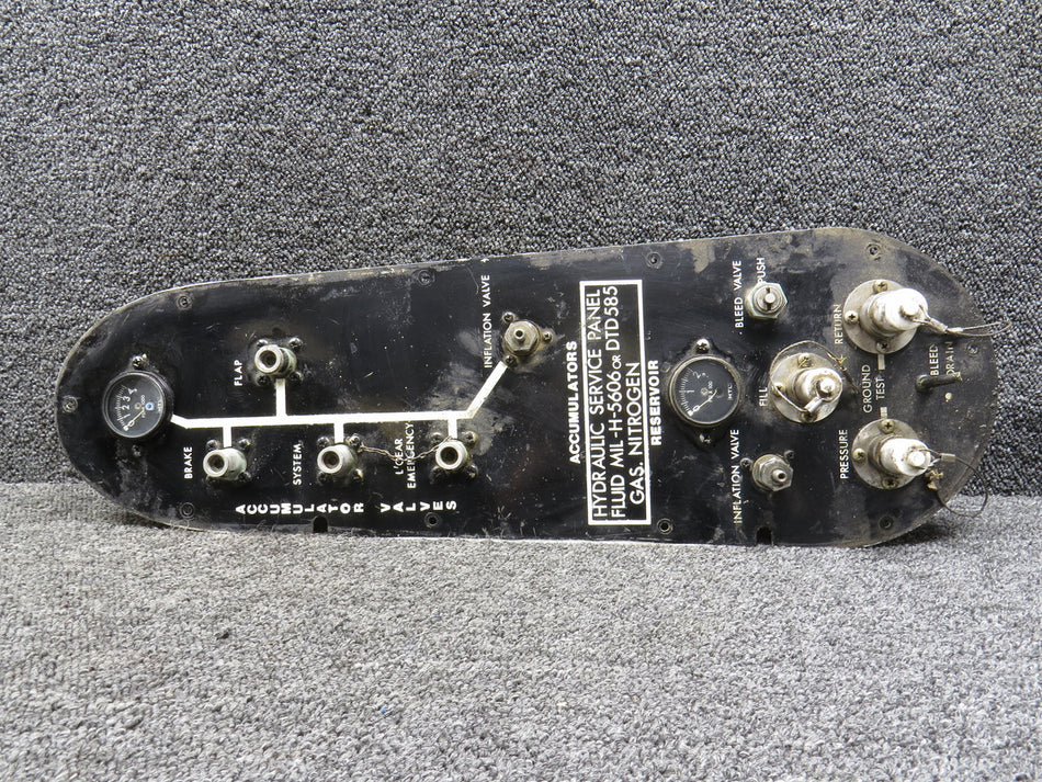 SD3-73-1219XA Shorts SD3-30 Hydraulic Ground Service Panel Assembly