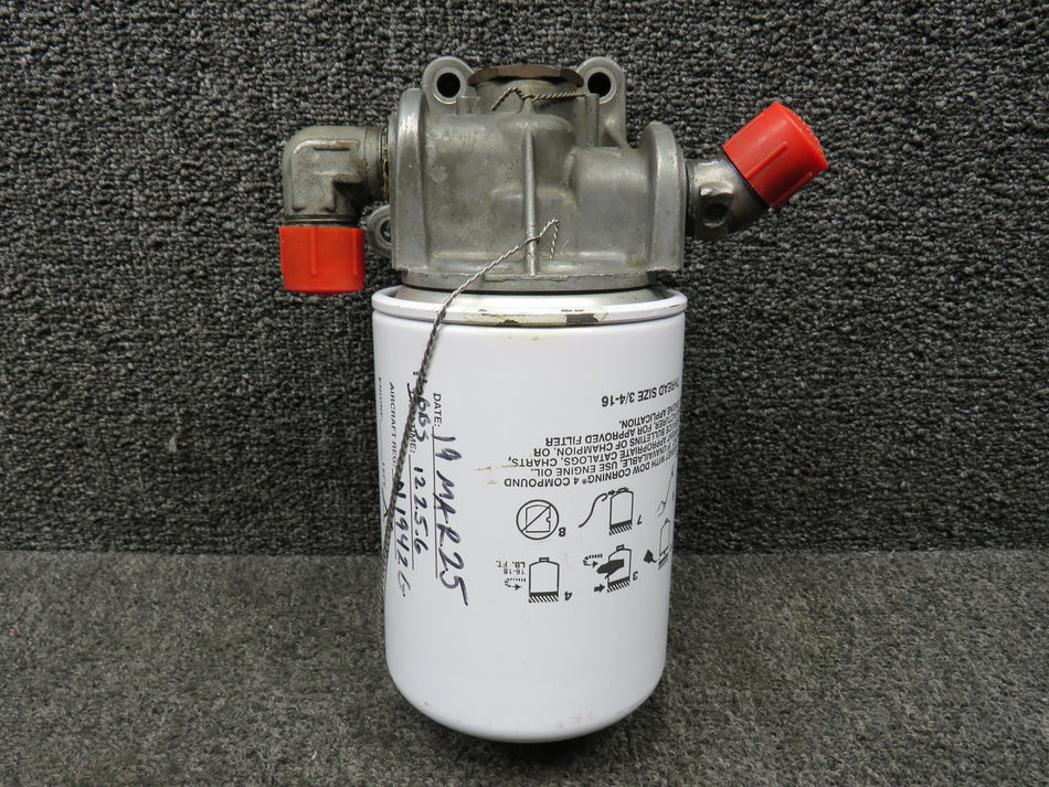 6436734, CH48111-1 Cessna 421B Continental GTSIO-520-H Oil Filter Assembly