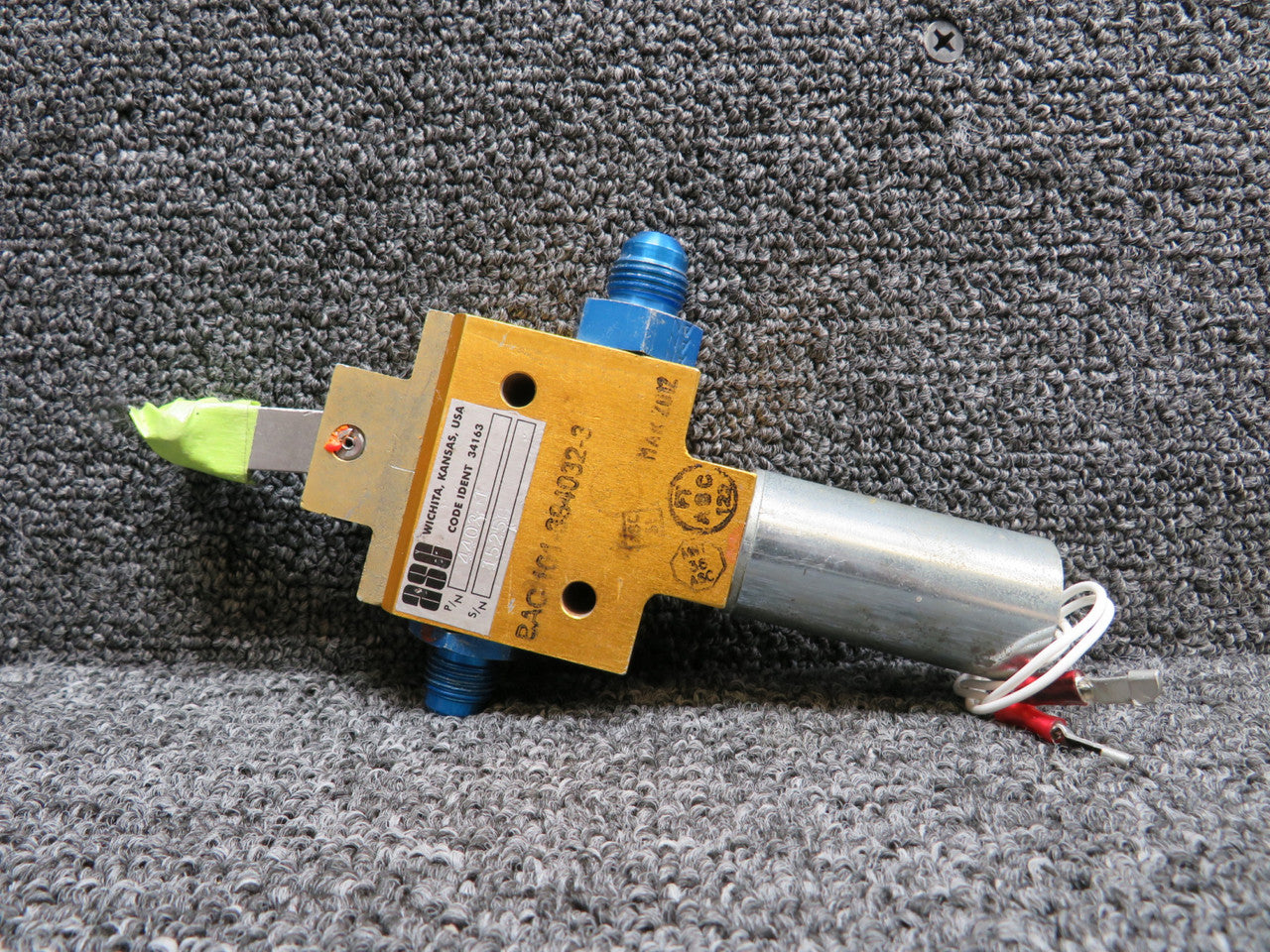 ハルページ 4402-1 (Alt: 101-384032-3) ASC Manual Override Valve Assembly