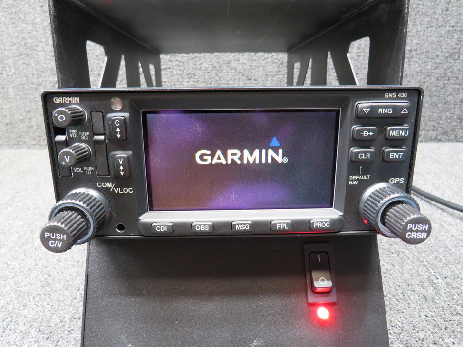 011-01061-40 Garmin GNS-430AW GPS-Nav Unit with Tray, Reference Booklets (28V)