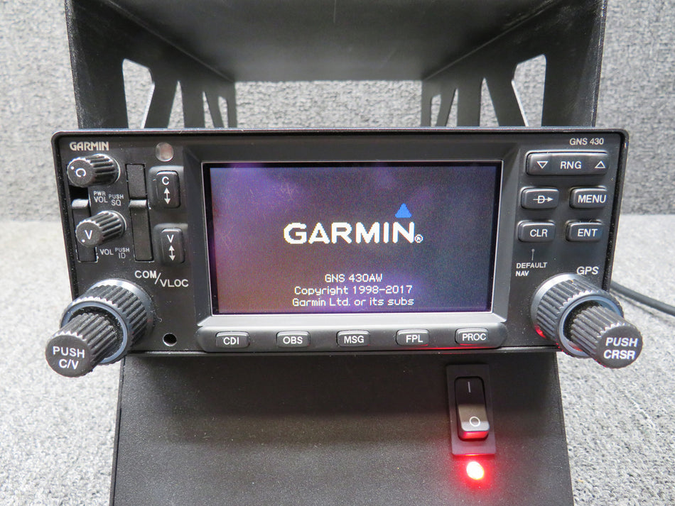 011-01061-40 Garmin GNS-430AW GPS-Nav Unit with Tray, Reference Booklets (28V)