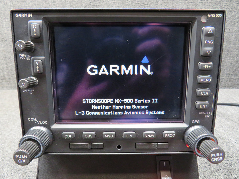 011-01066-40 Garmin GNS-530AW WAAS GPS-Nav-Com with TAWS has Tray, Books (28V)