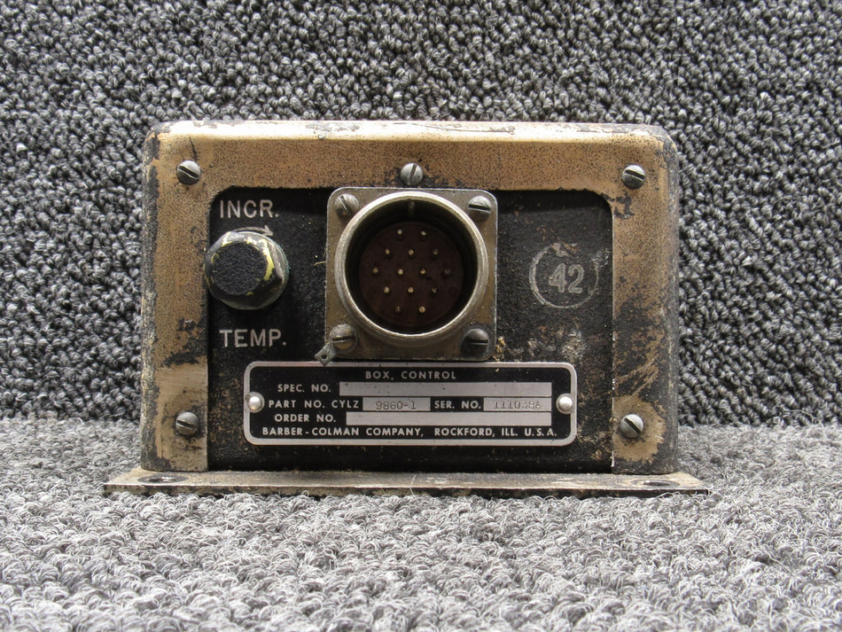 CYLZ9860-1 Barber-Colman Beechcraft KA-100 Control Box