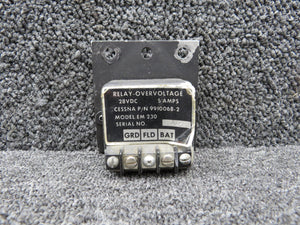 9910068-2 Cessna 421B EM-230 Overvoltage Relay (Volts: 28, Amps: 5)