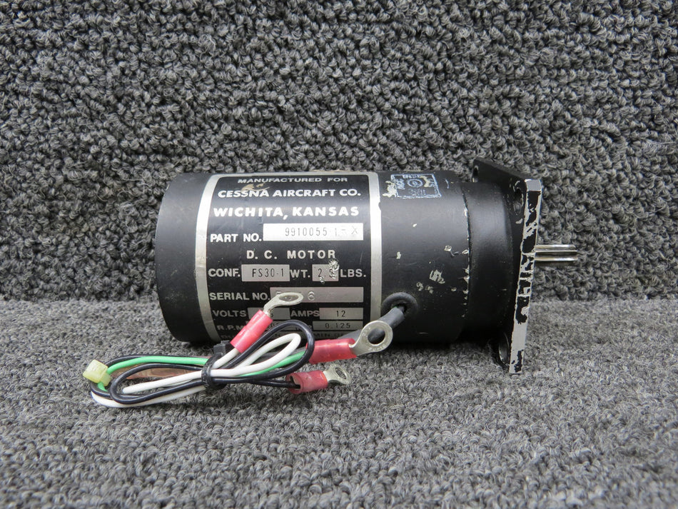 9910055-1RX Aero Space Controls DC Flap Motor Assembly (Volts: 28, Amps: 12)