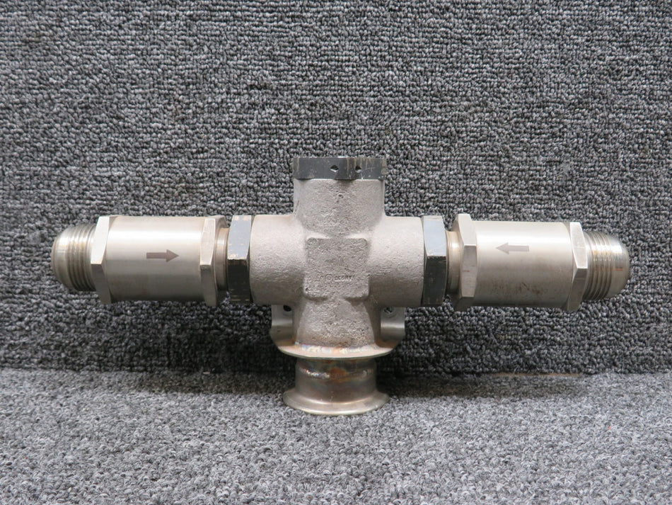 07E54-1, 5514120-2 Janitrol Aero Division Check Valve and Cross Assembly