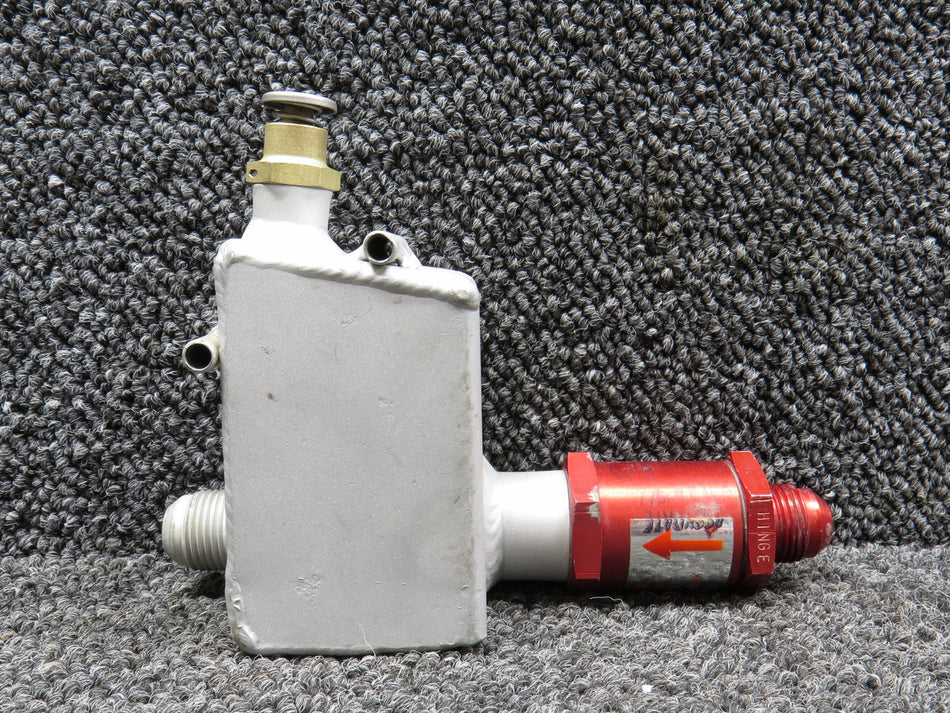 635014-1 Rockwell 114 Fuel Tank Sump Assembly with Check Valve