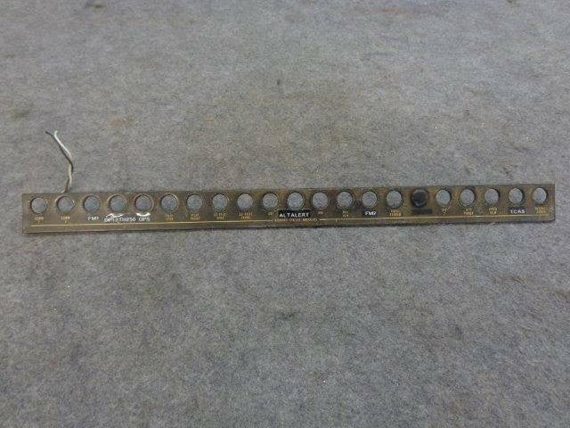 58-380107-61 Beechcraft 58P Avionic Circuit Breaker Panel BAS Part Sales | Airplane Parts