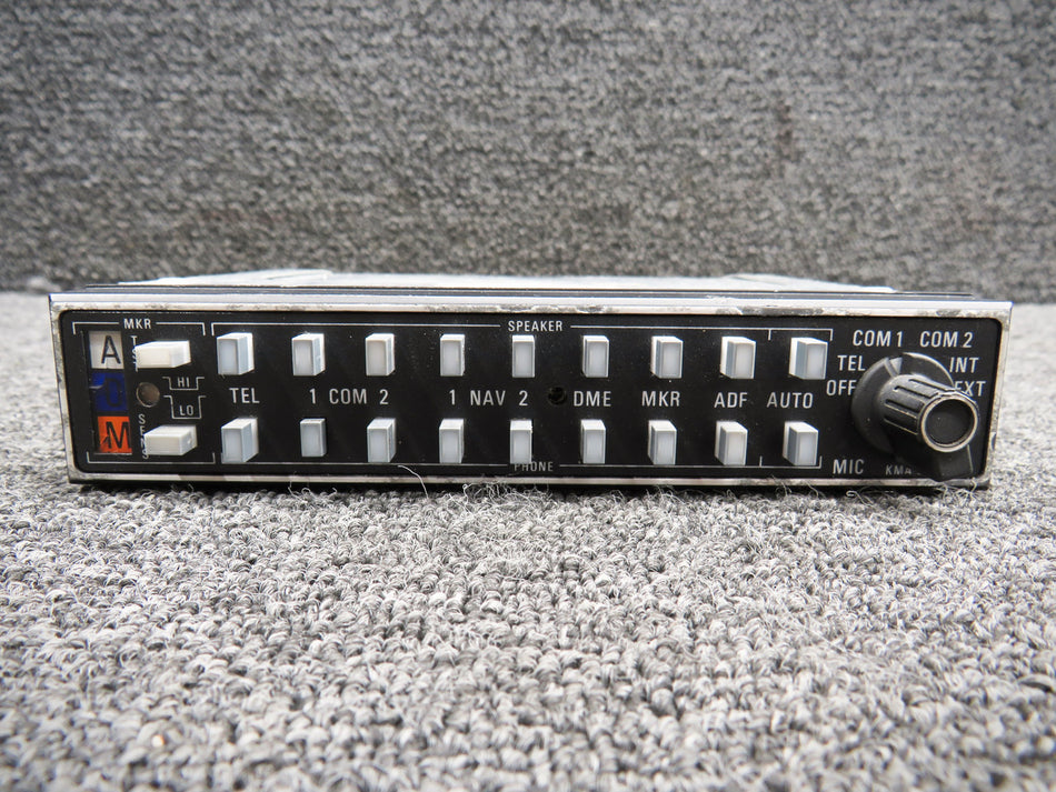 066-1055-03 King Radio KMA-24 Audio Selector Panel with Mods (Volts: 14-28)