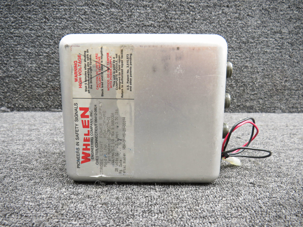 nk_1209ページ 01-0790079-01 Whelen HDA-DF-MS Strobe Light Power Supply (Volts