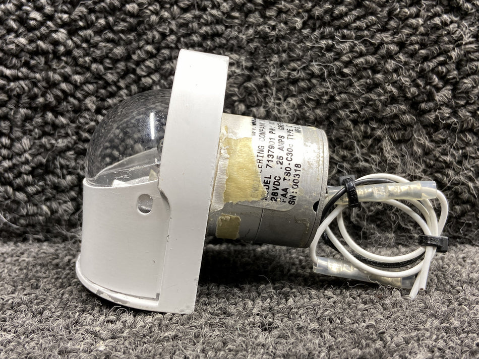 01-0771379-01 Whelen 7137901 LED Wing Navigation Light Assy (28V, Green)