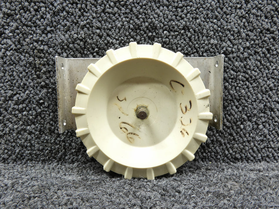 1460317-1, 1460325-1 Cessna 336 Rudder Trim Wheel with Support and Indicator