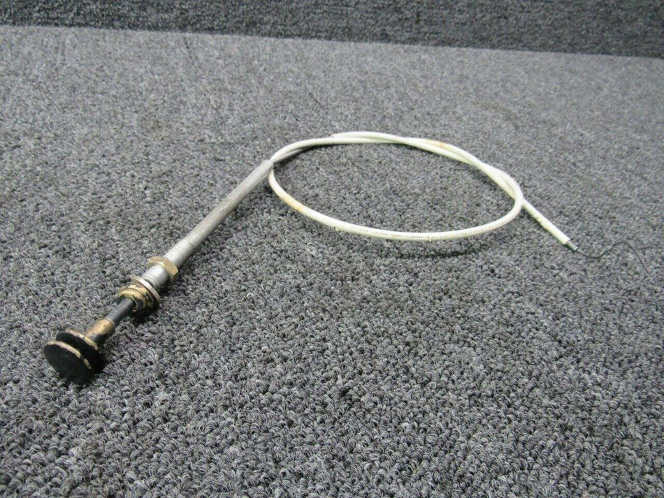 5117239-3 (FSO: 5117239-23) Cessna 421B Control Cable Aft Cabin Air (L: 47.50\") BAS Part Sales | Airplane Parts