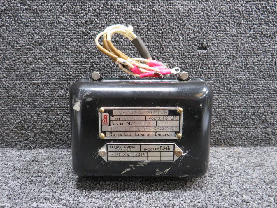 D8498 Rotax Ltd Time Delay Switch with Modifications (Volts: 16-29)