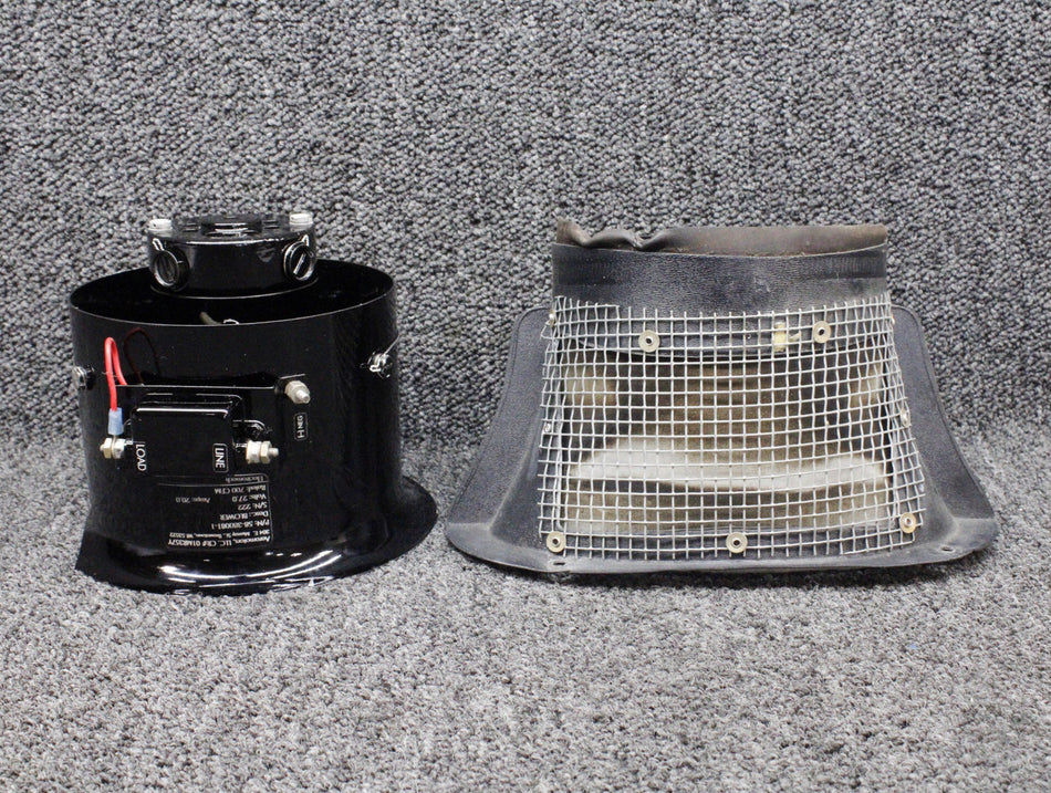 EM610 (Alt: 58-380081-1) Electromech AC Blower Assembly Overhauled (27V, 20A)