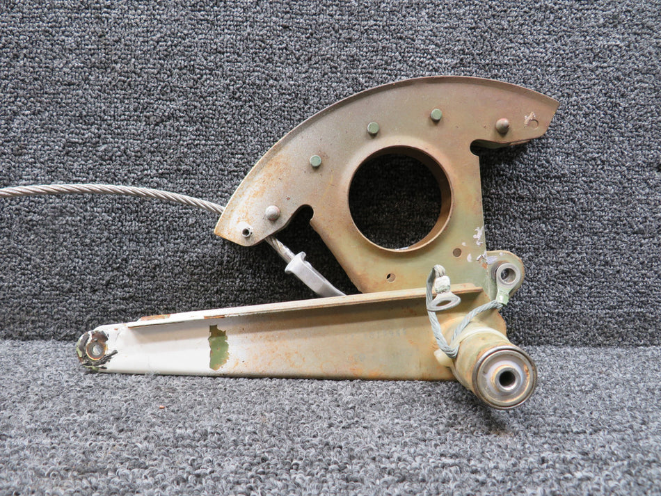 5565101-17 Cessna Citation II 550 Outboard Flap Bellcrank Assembly LH w Cable