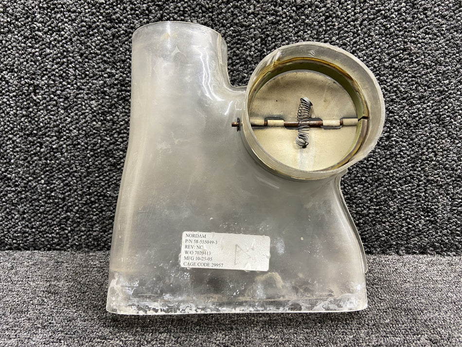 58-555049-3 Nordam Aftermarket Overhead Aft Cabin Air Duct