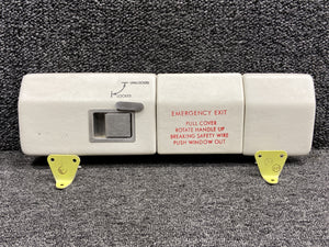 106-530128-1, A23092-5 Beechcraft G58 Emergency Exit Latch Assy w Hinges & Latch