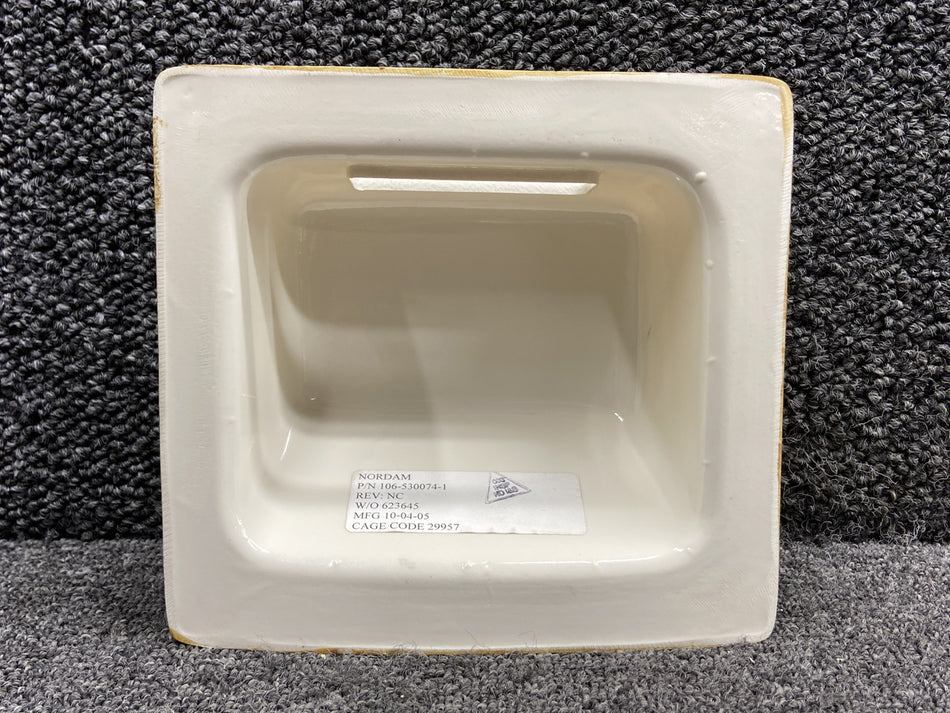 106-530074-1 Nordam Seat Belt Inertia Reel Escutcheon