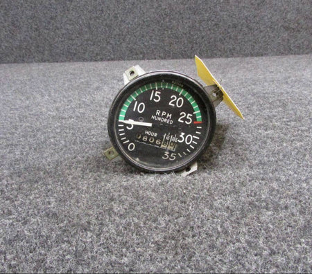 821108 Mechanical Recording Tachometer Indicator (Hours: 806.80) (CORE) BAS Part Sales | Airplane Parts