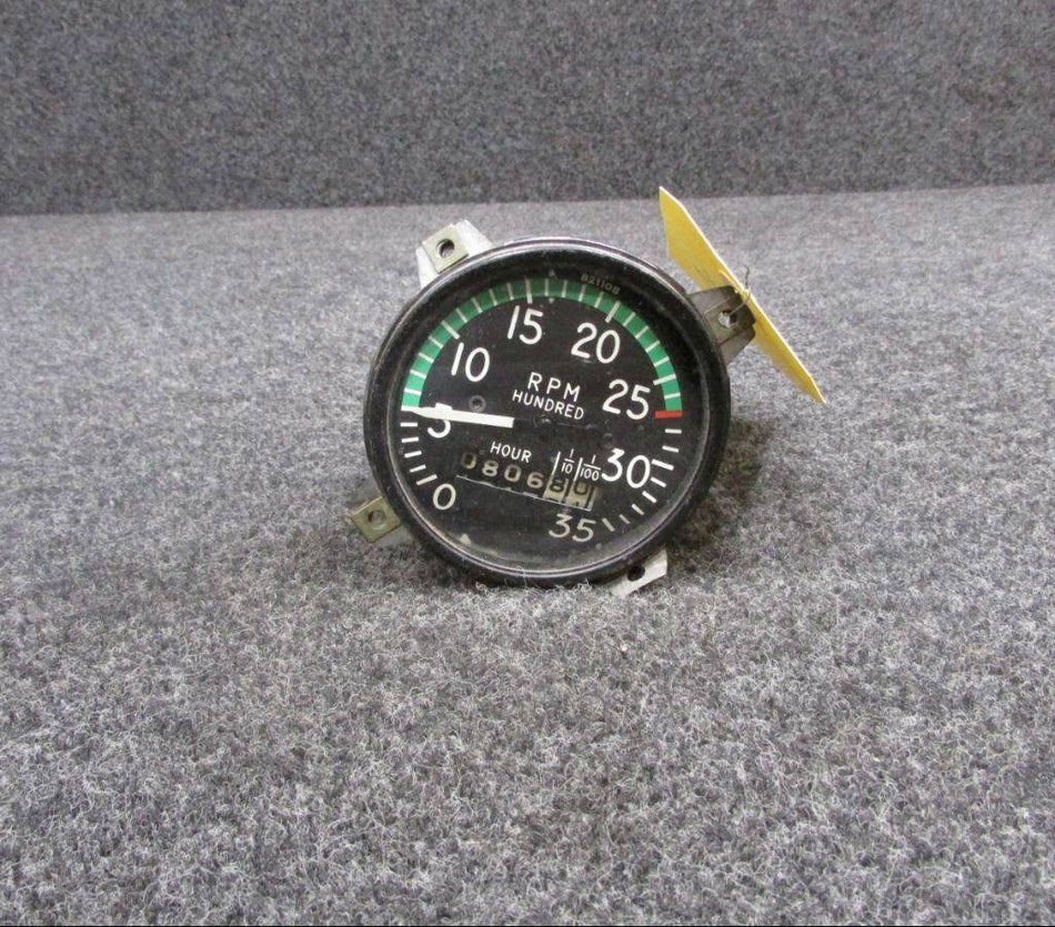 821108 Mechanical Recording Tachometer Indicator (Hours: 806.80) (CORE) BAS Part Sales | Airplane Parts