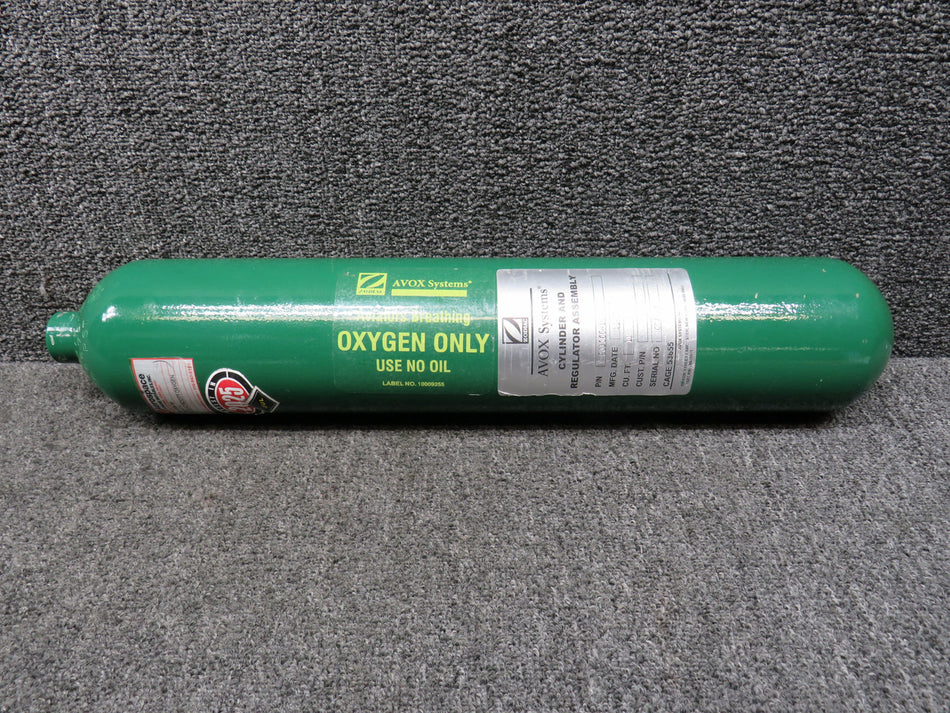 801365-10 (Alt: C166001-0813) Avox Oxygen Bottle Assembly