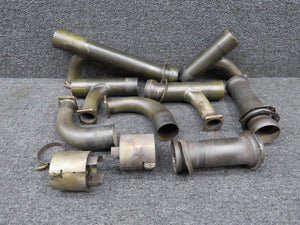 Continental TSIO-520-NB Aftermarket Ram Air Exhaust Kit w Paperwork (LH Engine)