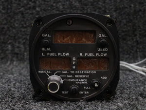 910532 Shadin Dual Fuel Flow Indicator w Transducers, STC (14-28V) (Delaminated)