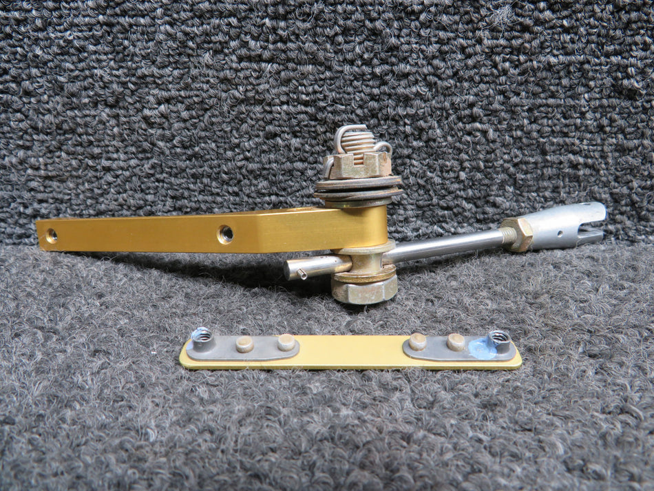 LA57273247 Cessna LC41-550FG Aileron Trim Friction Device Assy w Rod & Nutplate