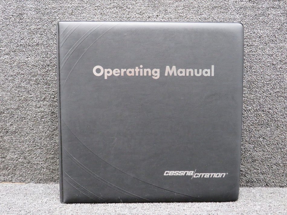 Cessna Citation 2008 Operating Manual Handbook