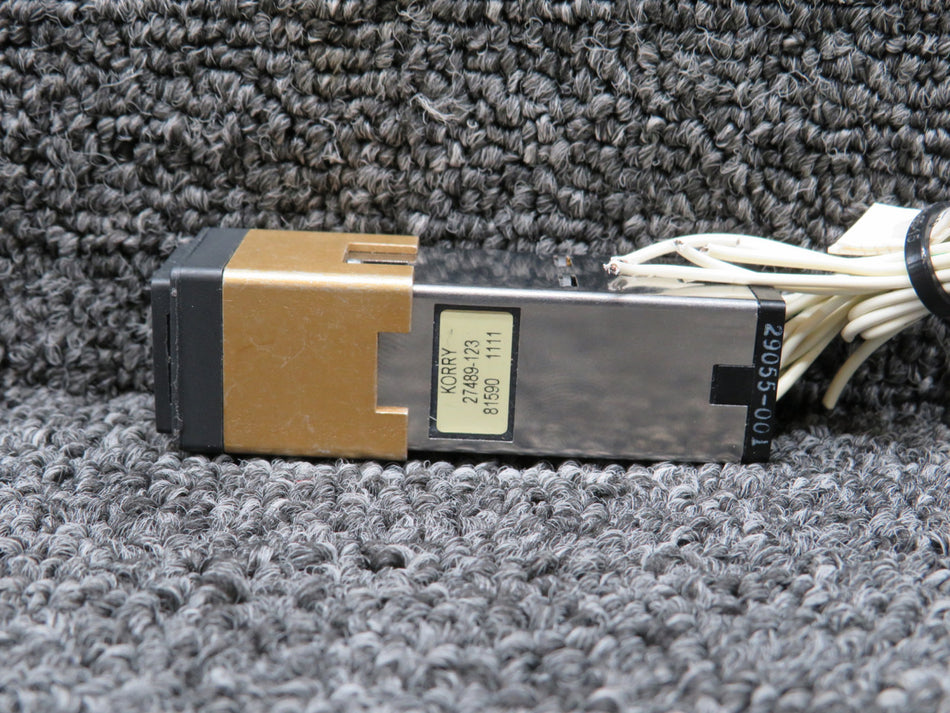 27489-123 Korry Light Annunciator Switch