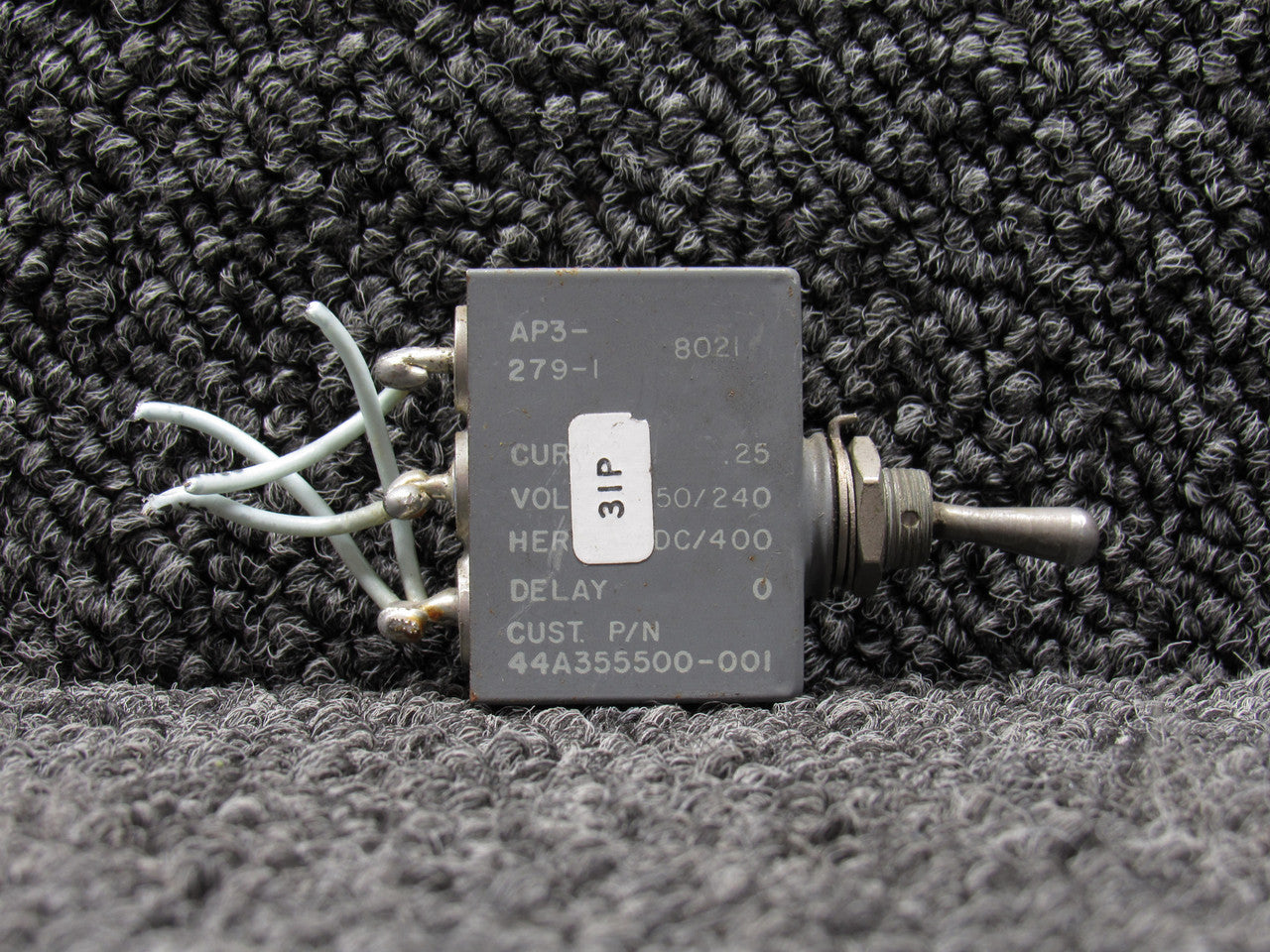 44A355500-001 Airpax Falcon FA100 Circuit Breaker Toggle Switch