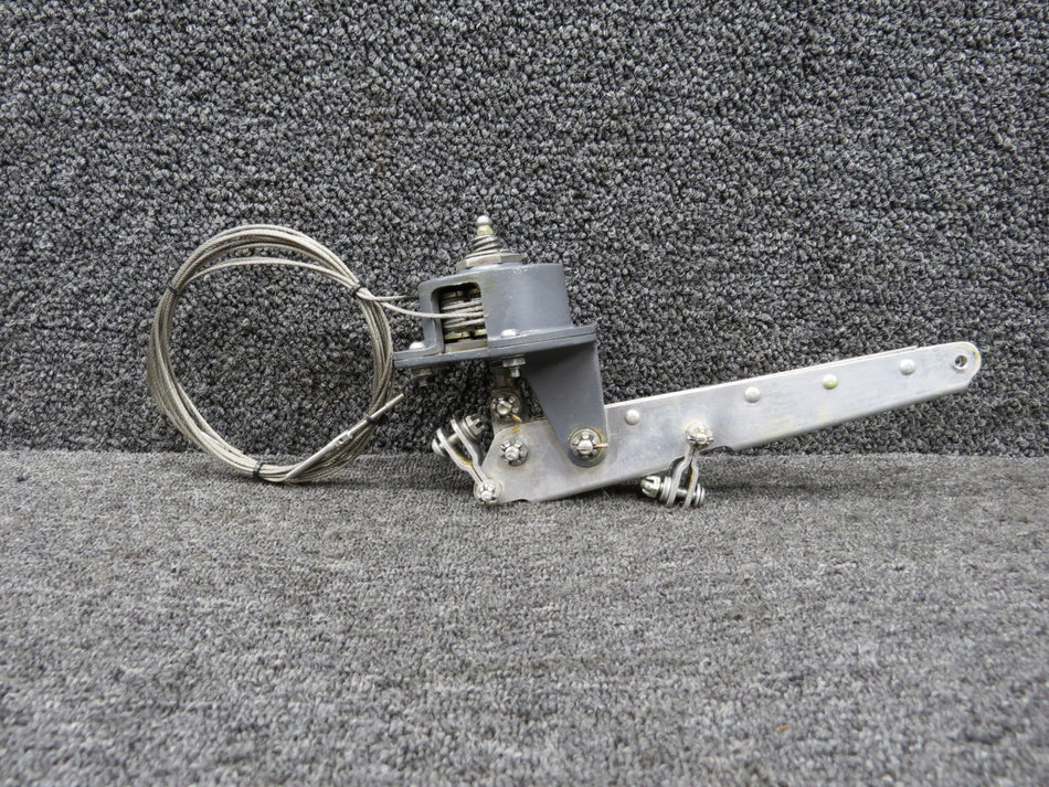35-524375, 35-524378-4 Beechcraft J35 Elevator Trim Tab Housing, Cap & Bellcrank
