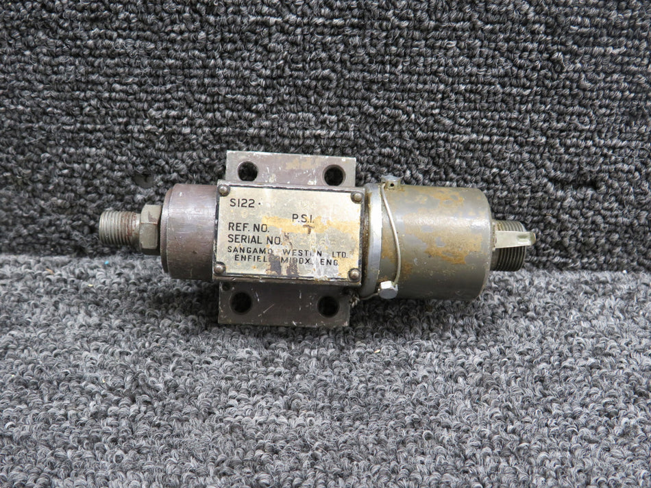 S122-1-124R Sangamo Weston Fuel Pressure Transmitter Assembly