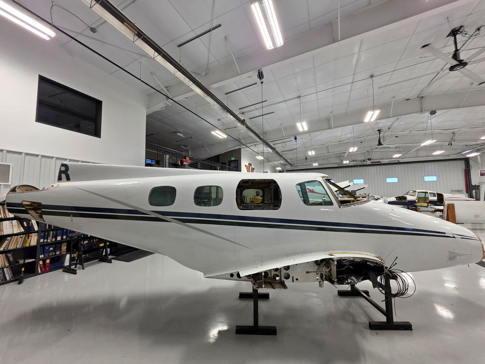Beechcraft 60 Fuselage with Bill of Sale, Data Tag, Airworthiness, & Logs