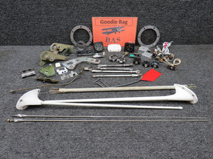 Cessna 182M Goodie Bag with Bellcranks, Rods, Antennas, Indicators, etc.