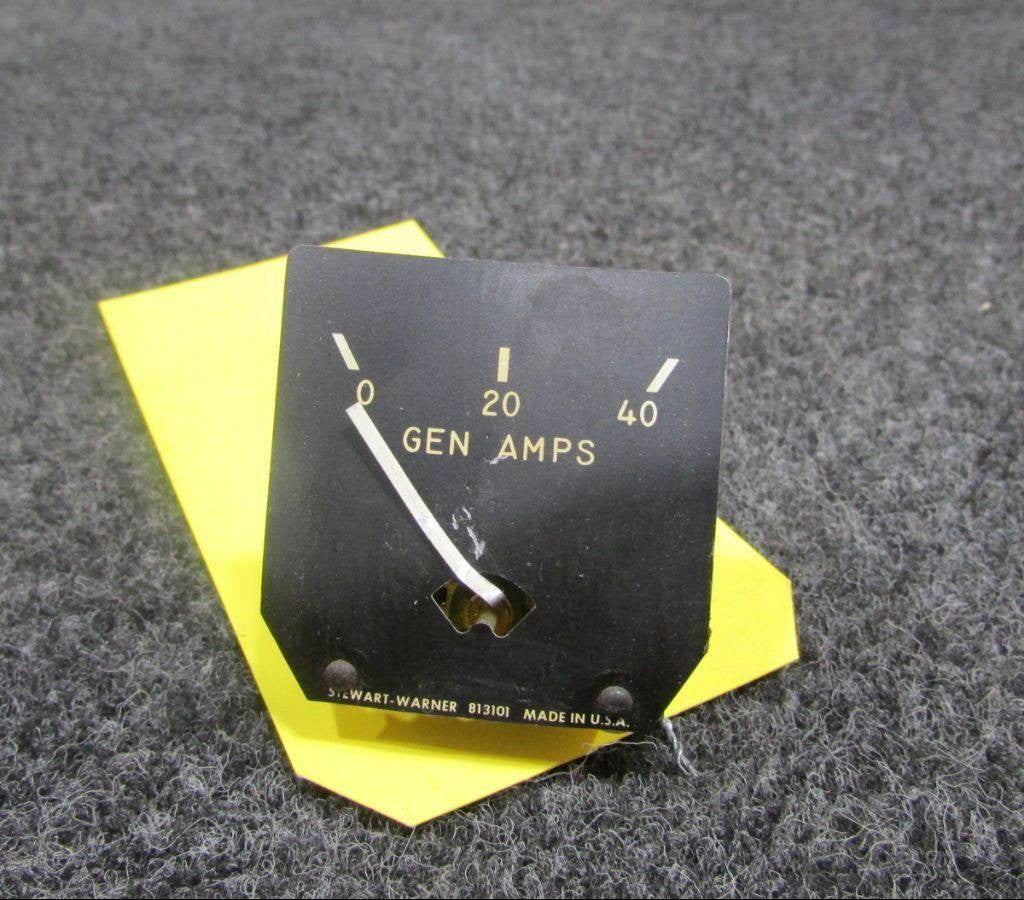 813101 Stewart Warner Generator Amps Indicator (CORE) BAS Part Sales | Airplane Parts