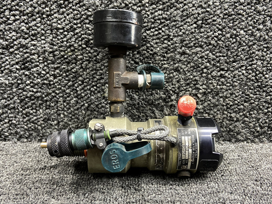 213-6522 Intertechnique F5341 Oxygen Bottle Regulator Assembly