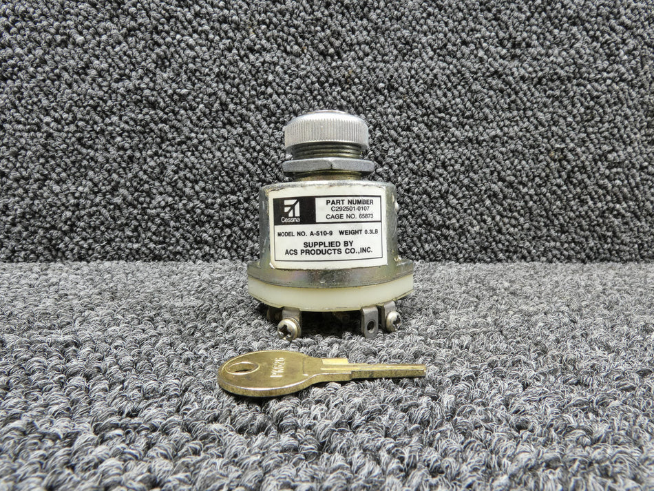 C292501-0107 ACS Products A-510-9 Ignition Switch and Key