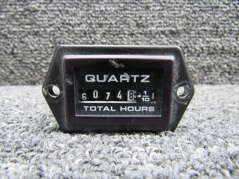 85071 (Alt: C664503-0104) Cessna Quartz Hour Meter Indicator (Hours: 6074.8)