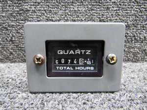 85071 (Alt: C664503-0104) Cessna Quartz Hour Meter Indicator (Hours: 6074.8)